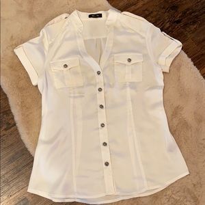 Silky Button Up Shirt by Express